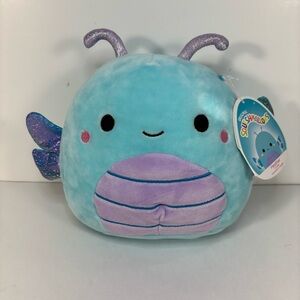 Squishmallows Heather the Dragonfly plush toy.